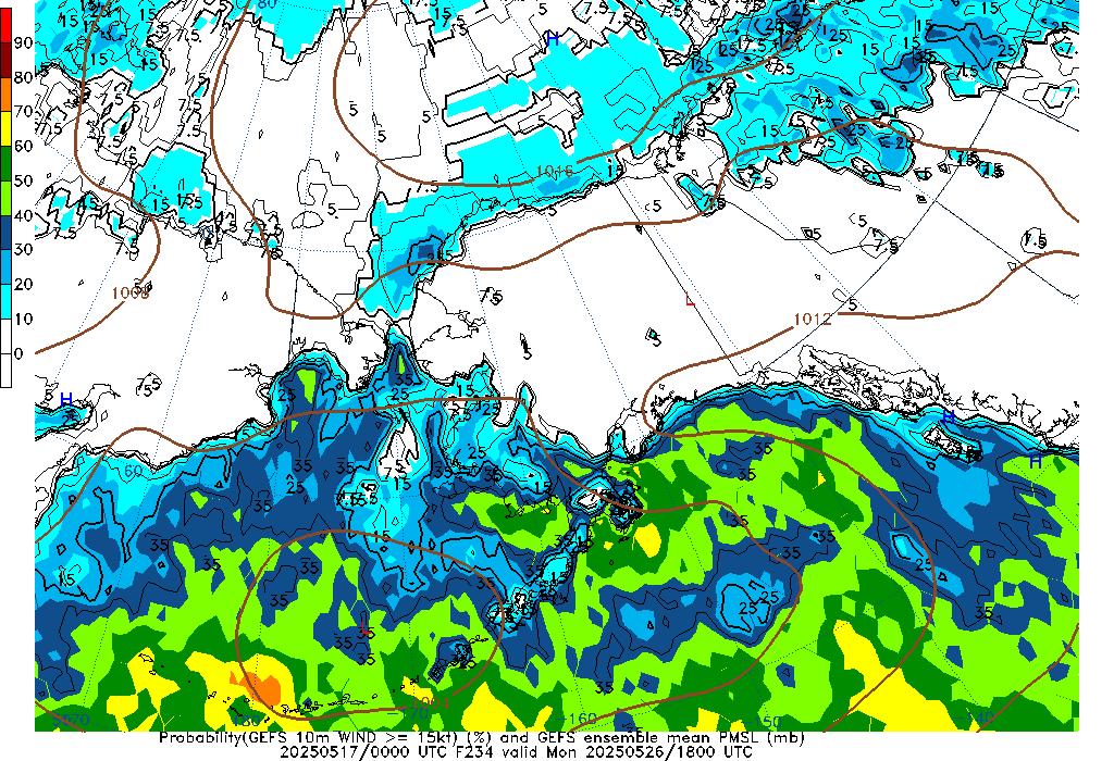 GEFS 234 Hour Prob 10m Wind >= 15kt image